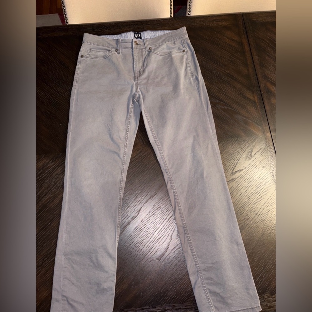 GAP Chino Jeans 32x32 slate gray Straight Pants
